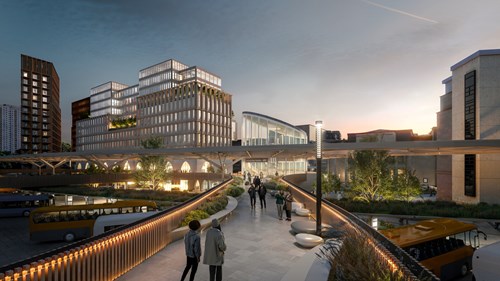 Buchanan Bus Station Masterplan View 3